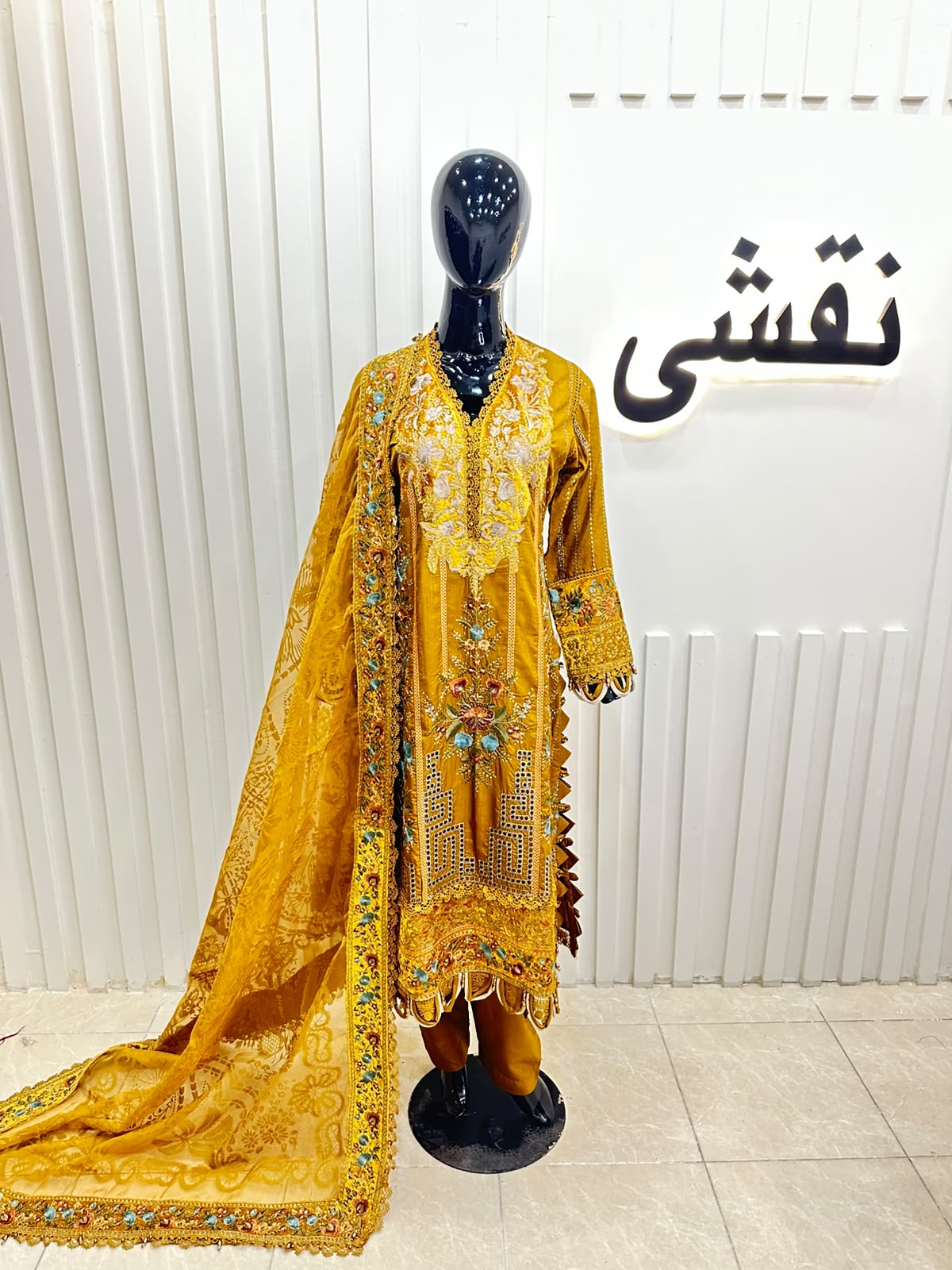 Naqshe Chiffon Catalog B19