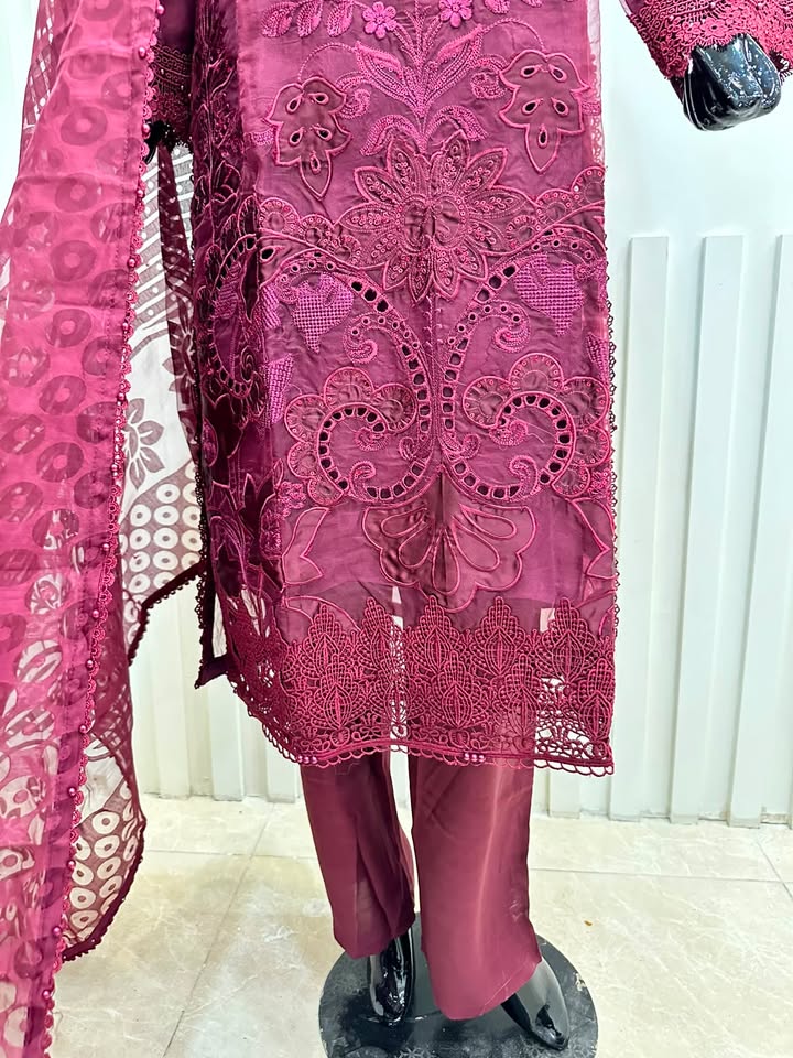 Naqshe Chiffon Catalog B21