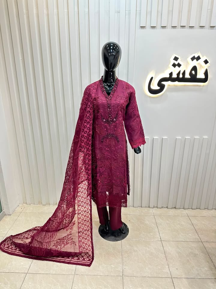 Naqshe Chiffon Catalog B21