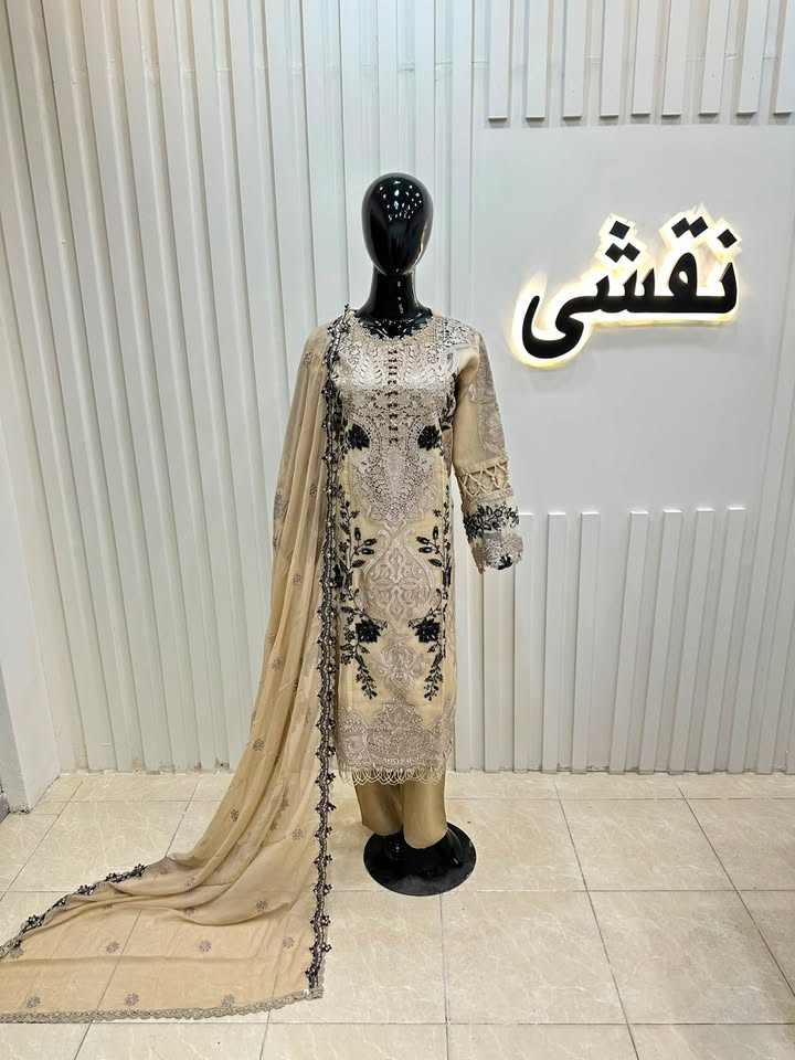 Naqshe Chiffon Catalog B23