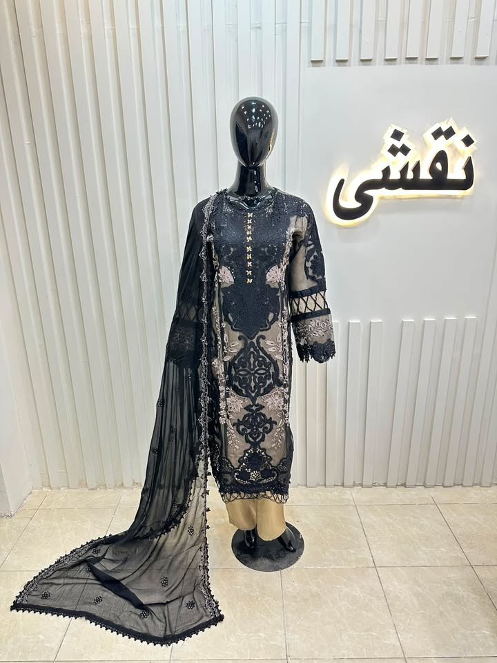 Naqshe Chiffon Catalog B25