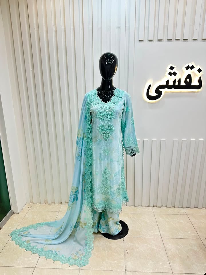 Naqshe Chiffon Catalog B30