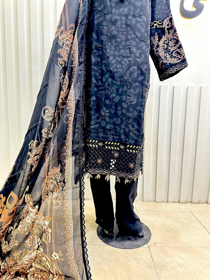 Naqshe Chiffon Catalog B39
