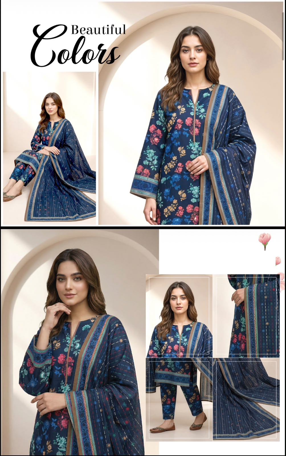 Naqshe Luxary Unstich 3pec A22