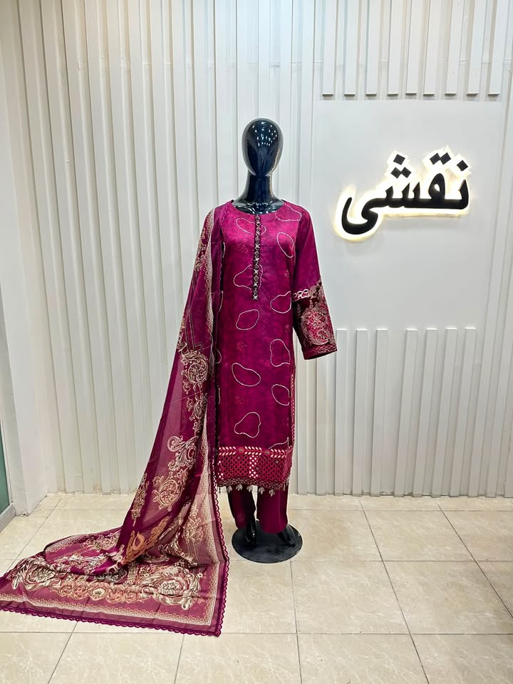 Naqshe Chiffon Catalog B43