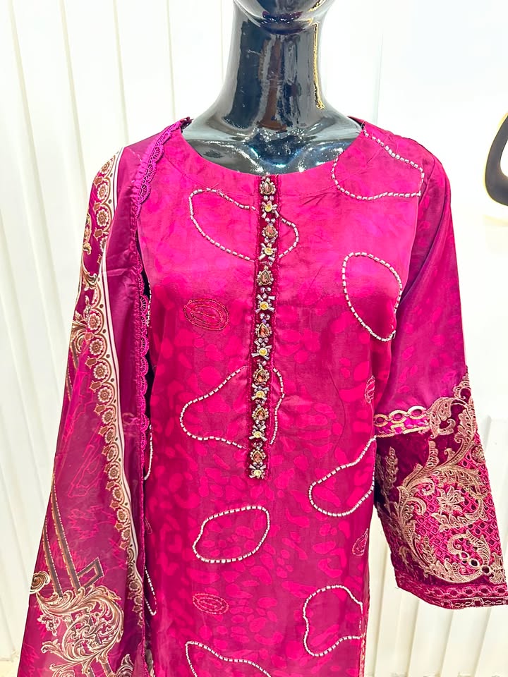 Naqshe Chiffon Catalog B43