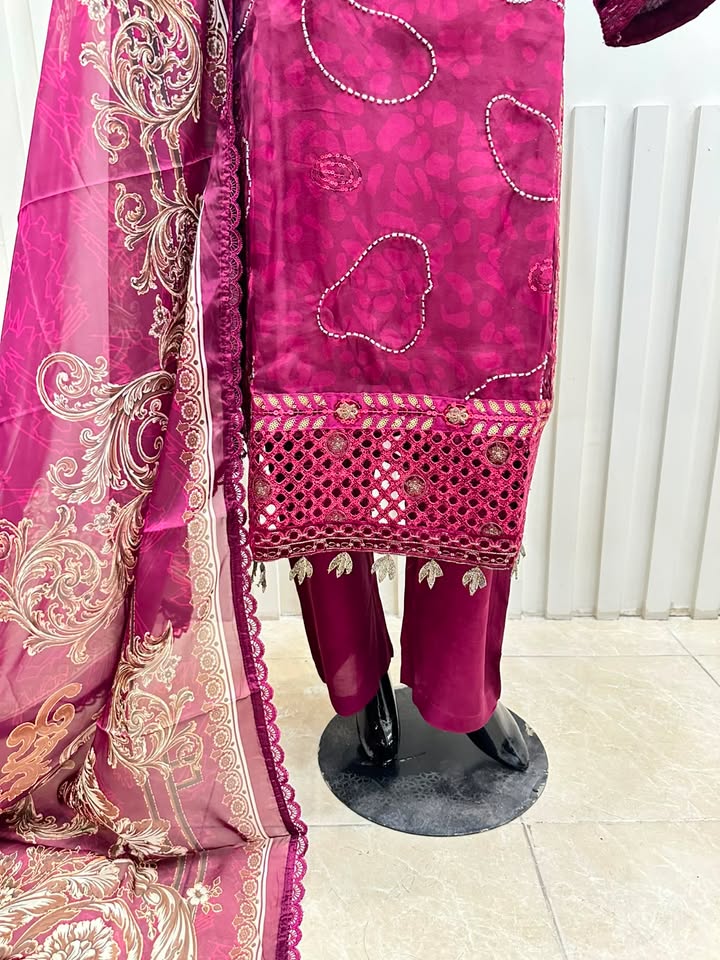 Naqshe Chiffon Catalog B43