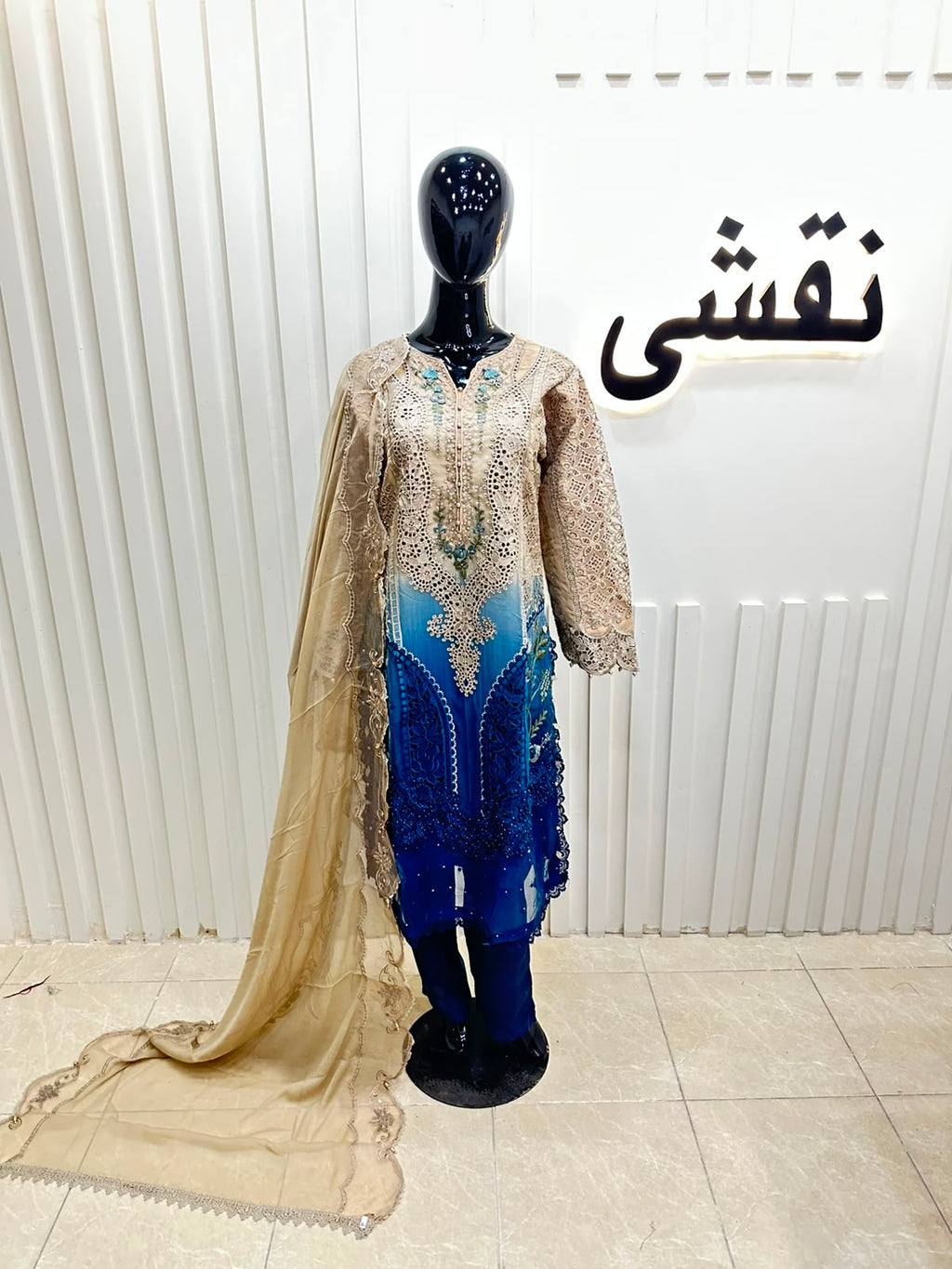 Naqshe Chiffon Catalog B18